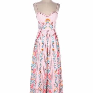 Floral Pink Maxi Dress